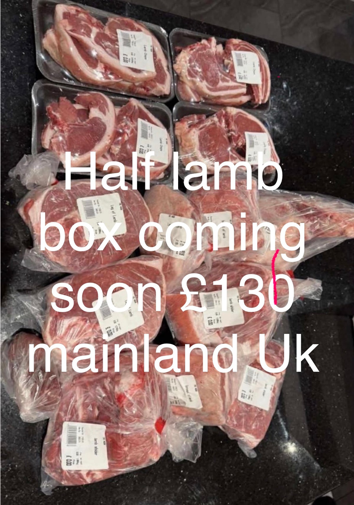 Half Lamb boxes coming soon